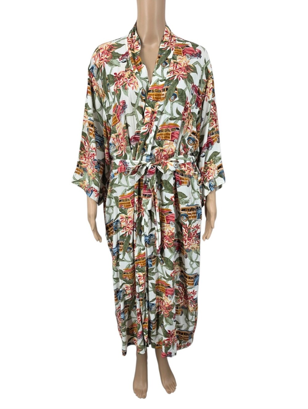 Vintage Tropical Robe By Cabana Club Key West